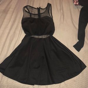 Black cocktail dress